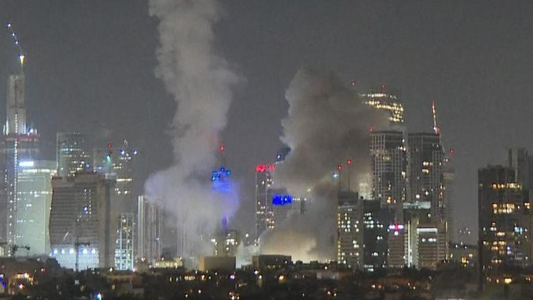 Tel-Aviv markazida raketalar nishonga olindi